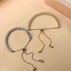Hand Chain Tennis Bracelet Summer Hand Chain Pullable Adjustable Hand Chain Fashionable and High-end Hand Chain
