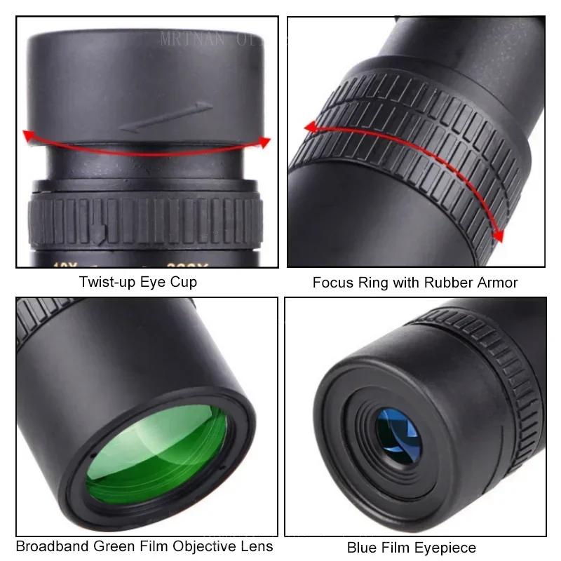 10-300x40 Zoom Telescope HD Portable Strong Binoculars Long Range Professional Monocular Low Night Vision For Hunting