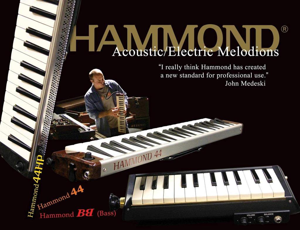 HAMMOND Hammond Keyboard Harmonica Electric Acoustic Bass Model PRO-24B