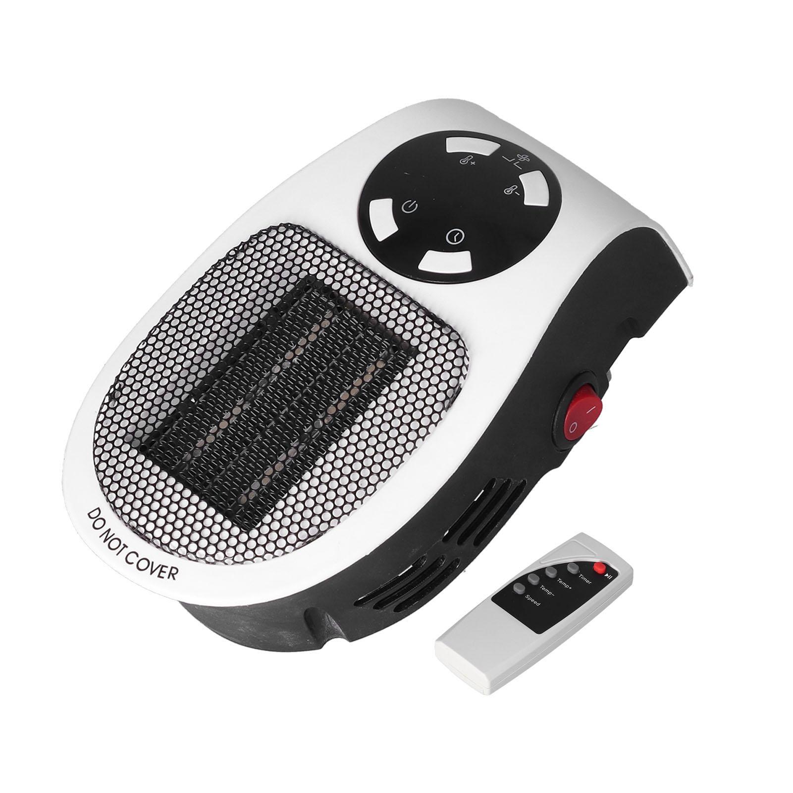 

Мини-обогреватель 500 Вт, портативный электрический обогреватель с пультом дистанционного управления для дома и офиса