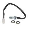 Akozon Hydraulic Brake Switch M10x1.0 Universal Motorcycle Hose Hydraulic Pump Reinforced Rear Brake Light Switch (Straight Head)