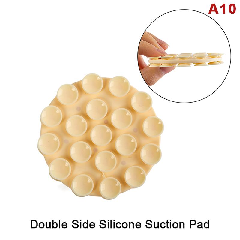 Portable Silicone Suction Cup Phone Mount Double-Sided Mount Car Navigation Bracket Universal Mobile Phones Stand