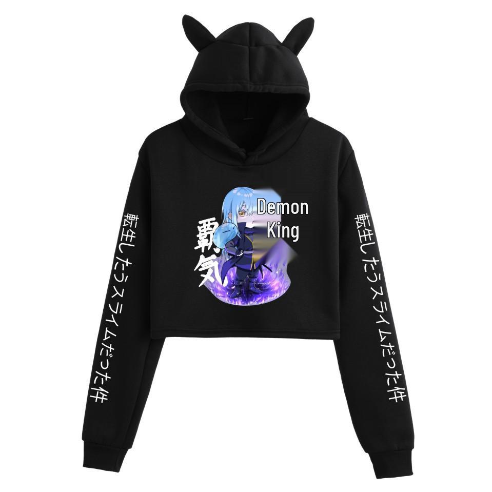 New Women's Cat Ear Hoodie: Reincarnated as a Slime Design