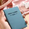 A7 Specification 2026 English Planner Book, Mini Portable Pocket Daily Schedule Book Thin Weekly Calendar