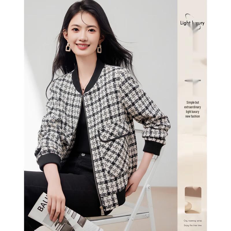 

Sishui Nianhua Women s Elegant Long Sleeve Short Jacket XL