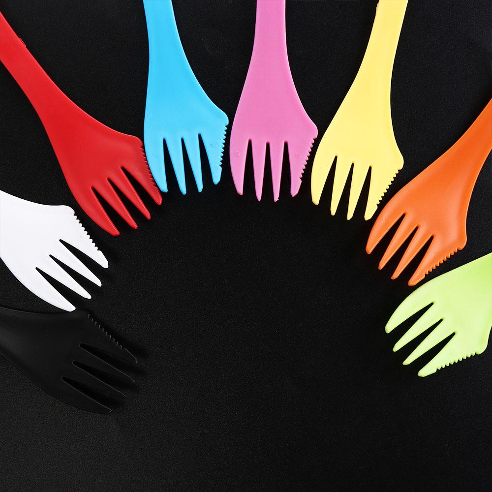 Opener Utensil Environment Protection Soup Spoon Spoon Fork Plastic Spoon Spork Bottle Opener Fork