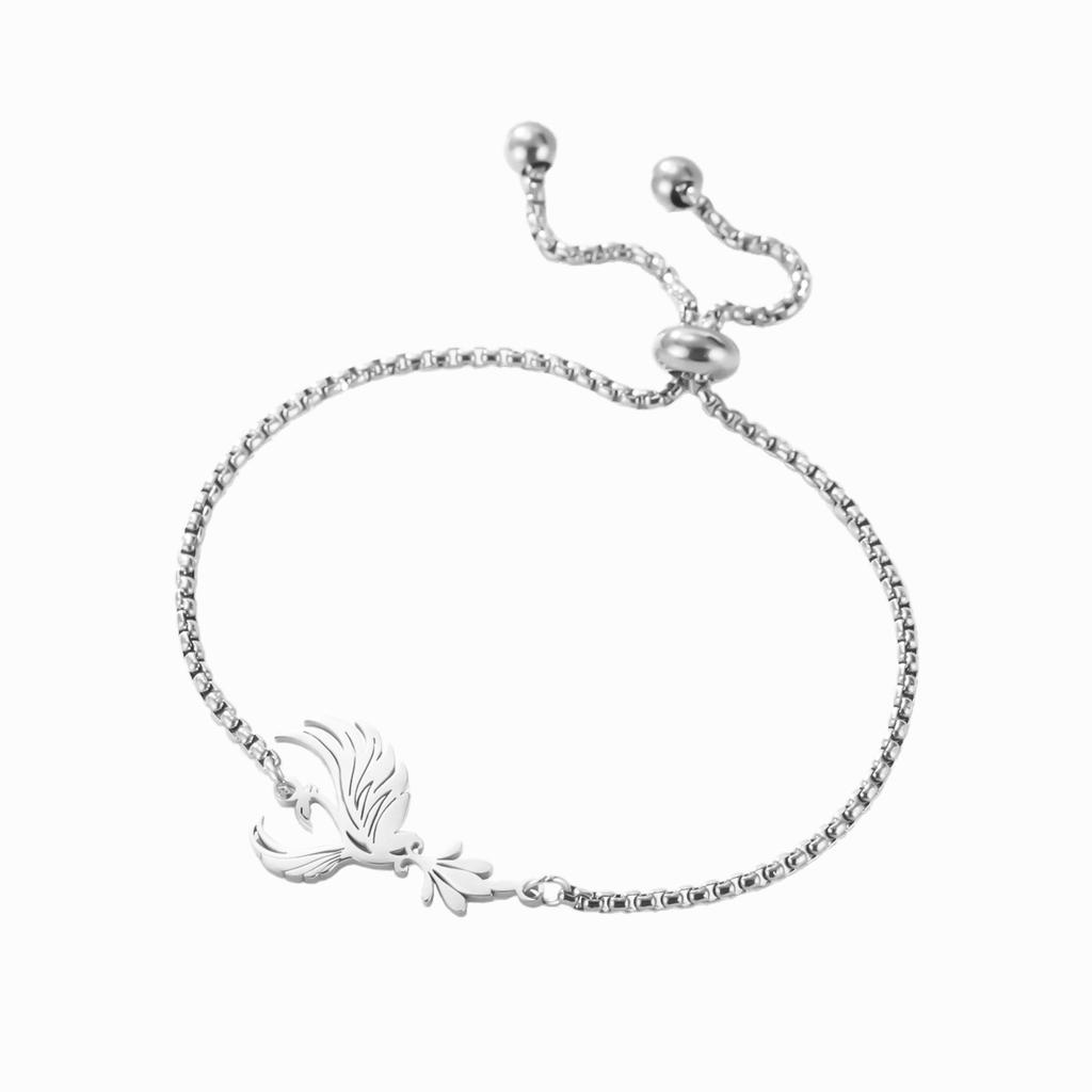 Exquisite Light Luxury Phoenix Pendant Bracelet Unique Design Fashion Jewelry Versatile Stylish Wristwear