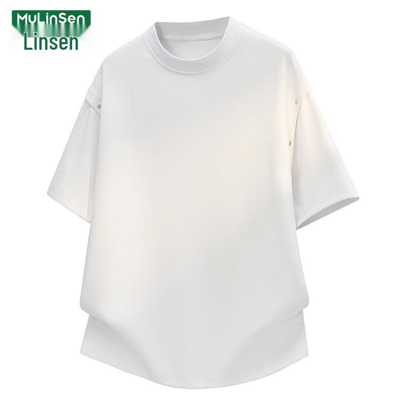 MULINSEN Women s Casual Round Neck Short Sleeve T-Shirt L