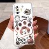 Jelly Casing For Xiaomi Poco F4 GT 5G Capa For POCO F3 GT Fundas Clear Silicone Soft TPU Back Cover Cute Cat Protective Case