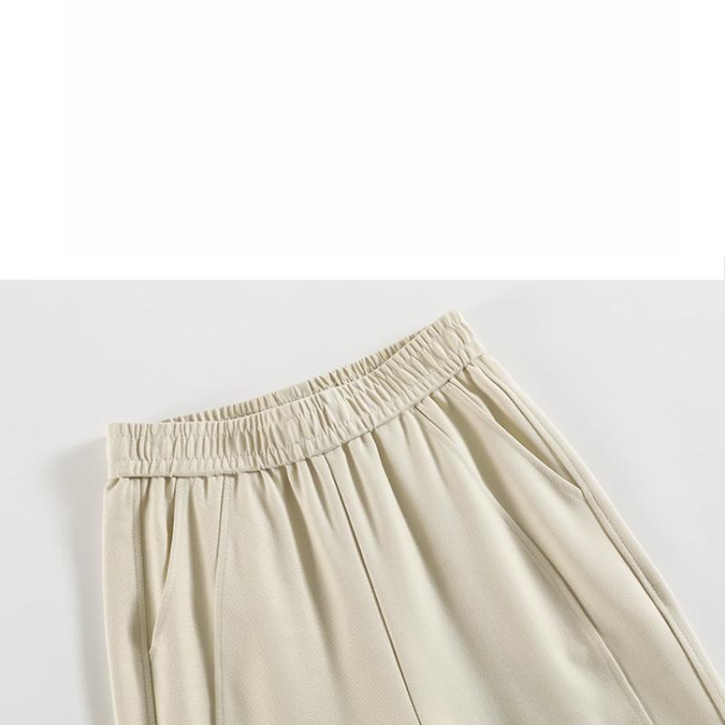 New Style Flared Sports Pants Spring Summer High Waist Draped Large Size Casual Narrow Version Split Wide Leg Pants for Women