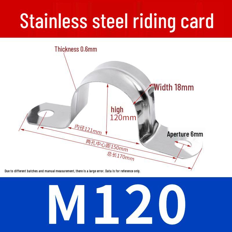 304 Stainless Steel U-Bolt Pipe Saddle Clamp