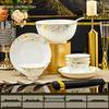 LISM Jingdezhen Light Luxury 22-Piece Ceramic Dinnerware Set