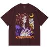 230 Gsm 100% Cotton Demon Slayer V105 Kokushibo Print Unisex Heavy Cotton T Shirt