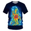 Movie The Predator 3D Printed Men's Cartoon T-shirt Men Women Harajuku Fashion Casual Oversized T-shirt Cool Tee Tops 6XL