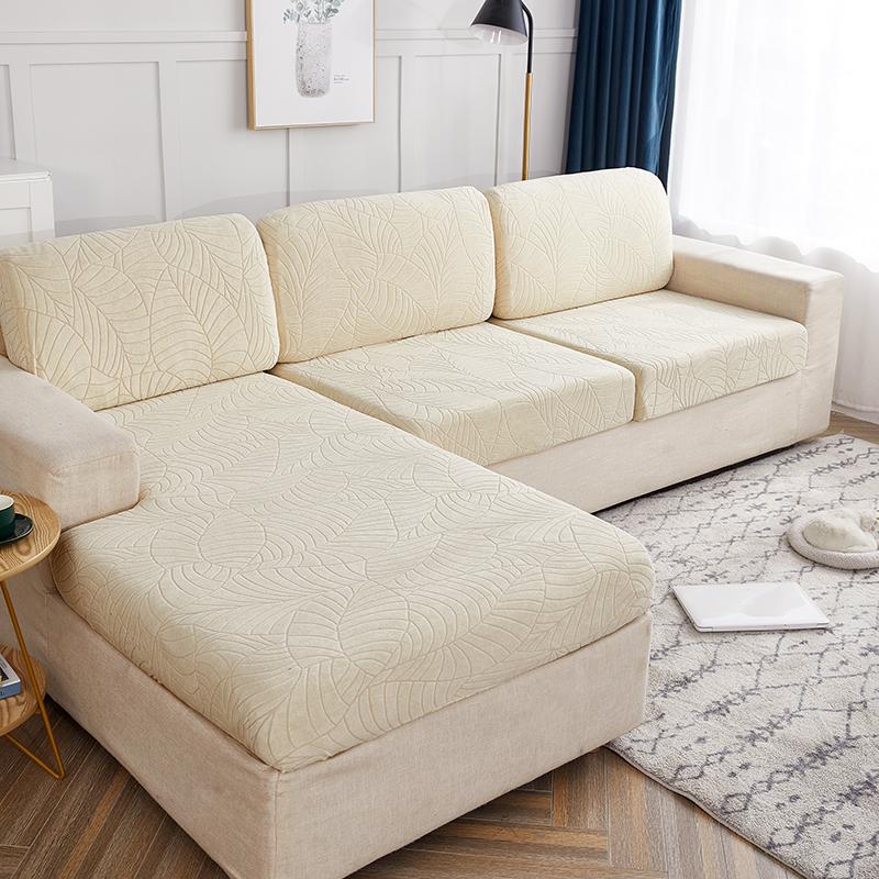 New Jacquard Sofa Cushion Cover Stretchable Removable Couch Slipcover Plush Sofa Covers Washable Funda Elastic Sofa Seat Cover