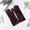 23cm 38cm 55cm Women Imitation Satin Silk Smooth Solid High Elasticity Stage Performance Dinner Etiquette Multicolor Gloves