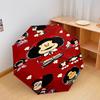 1 PC Automatic Folding Umbrella - Mafalda Pattern, Portable & Foldable Design with 8 Ribs, Christmas Birthday Gifts