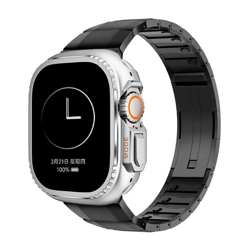 Luksusowa Stal Nierdzewna Koperta+ Pasek Do Apple Watch Seria 11/10 42mm 46 49 45 44mm Metalowy Do Iwatch Ultra3/2/1 9 8 7 6 5 4 SE3/2