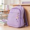 Letter A-Z Key Holder Purple Series Keychain Pendant, Sequins Star Initial Charm Chain with Butterfly Tassel Design, for Bag Purse Backpack Non-fading
