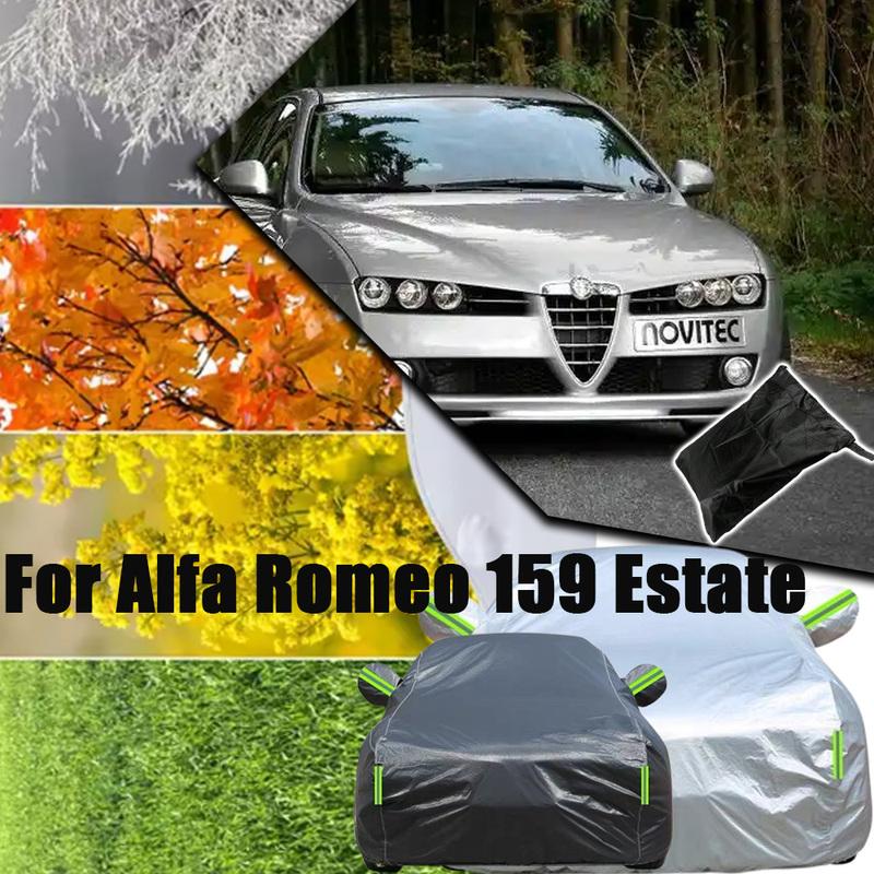 Outdoor Protection Full Car Cover Snow Cover Sunshade Waterproof Dustproof Exterior Car Accessories For Alfa Romeo 159 Estate