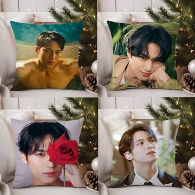 Singer M-Mingyu Pillow Case Sofa Living Room Bedroom Double-sided Printing Square Cushion Nap Time Cushion Cover