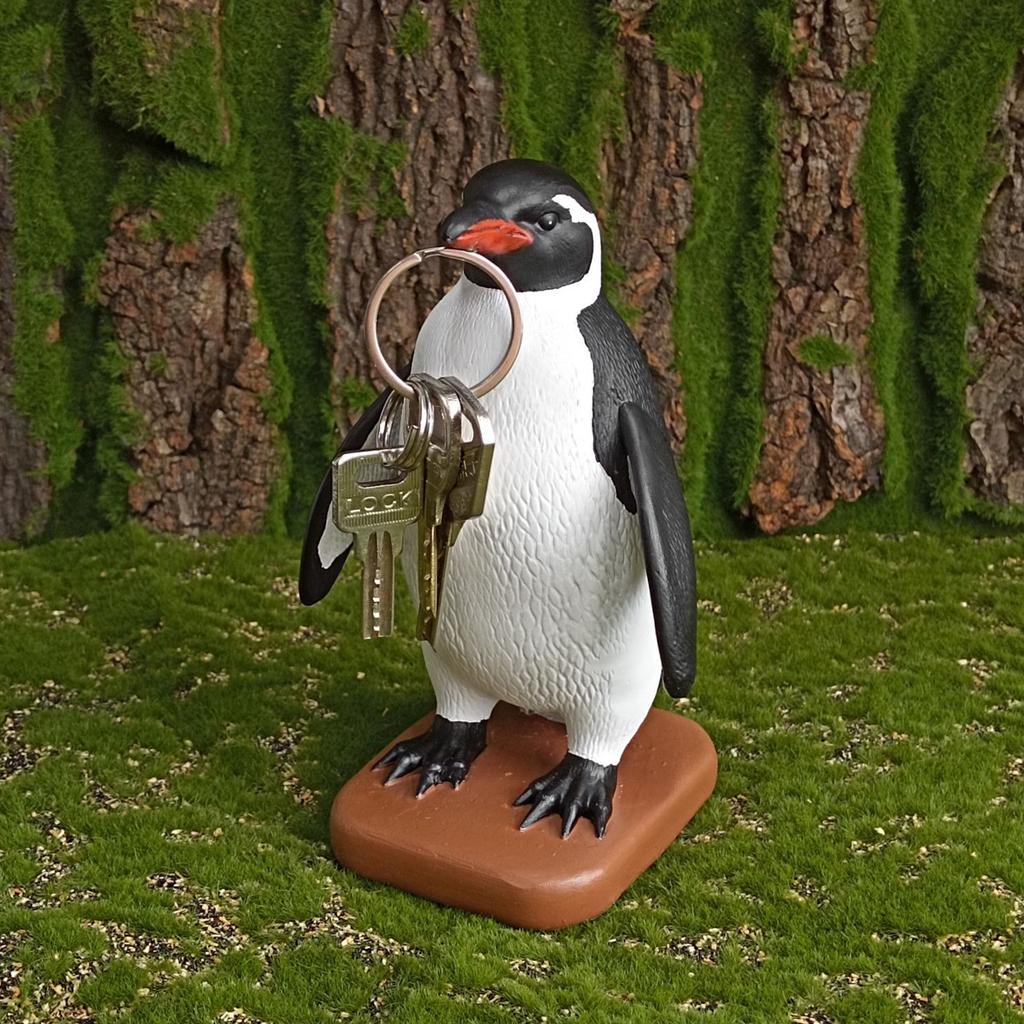Pinguin/Ente Harz Magnetisch Arbeitsplatten Sammler Tierfigur Organizer Tisch Schreibtisch Skulptur für Zuhause Büro Tischdekoration