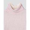 Anggae Layered Two Tone Turtleneck Pink