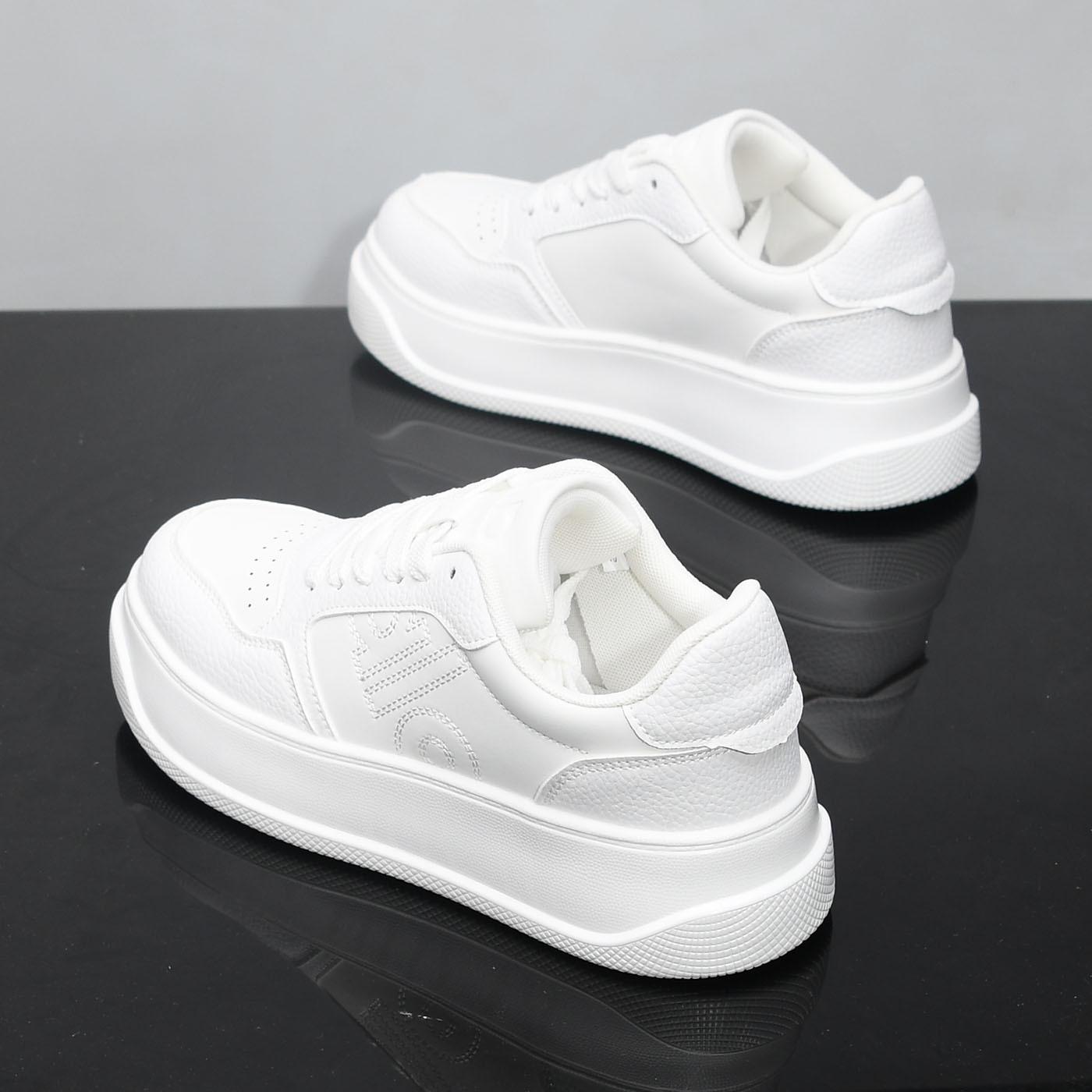 22 autumn new casual breathable board shoes sports thick soles increase 39
