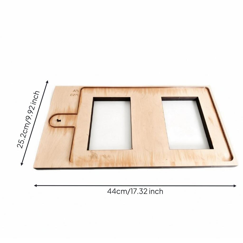 Wooden Notebook Die Mold Accurate Cuts for Home Workshops