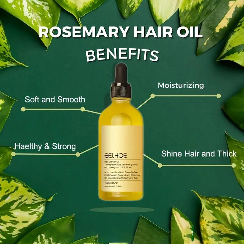 Rosemary Essential Oil For Hair Moisturizing And Smoothing Hair