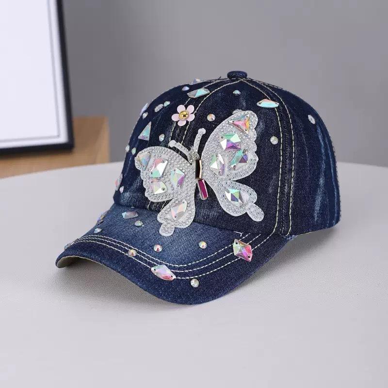 Baseball Cap Women Cloth Caps Curved Brim Hat Casual