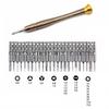 JIAFA JF-8129 24 In 1 Professional Multi-functional Screwdriver Set with Carrying Bag(Gold)