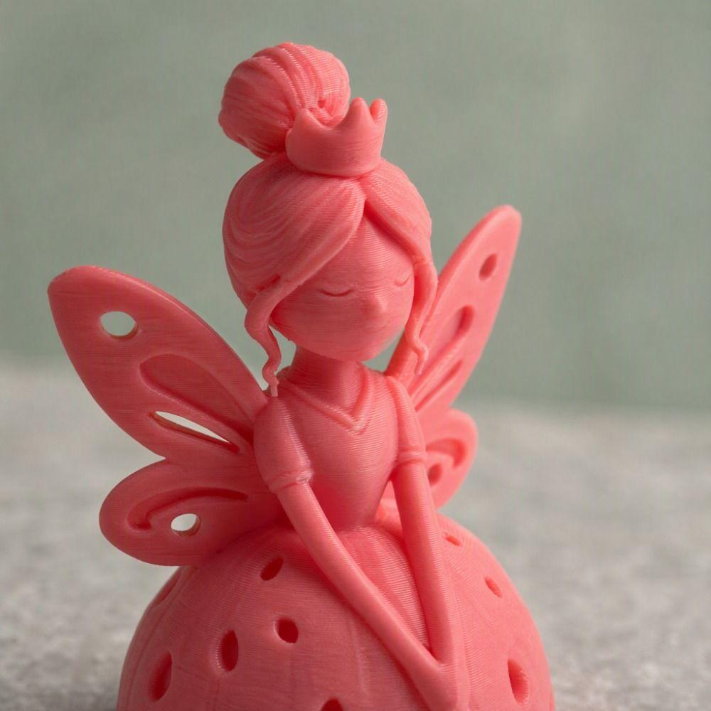 Hollow-out Fairy Girl Figurine Ornaments Desktop Ornaments Cute Fairy Candlestick Desk