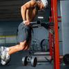 U Shaped Clip T Bar Row Grip Attachment Load Dumbbells on Barbells Gym Barbell Clip Hook Dumbbells on Dip Belt for Weightlifting