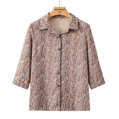Women's Loose Fit Half-Sleeve Blouse