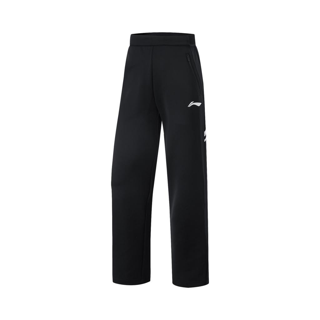 Li Ning Table Tennis Series Casual Comfortable Versatile Knitted Sports Pants Unisex Bottoms Black AKLV281-1