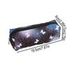 1PC Bowknot Print Pencil Case, Creative Starry Sky Style Portable Zipper Desktop Stationery Storage Bag, Cute Gift for Friends