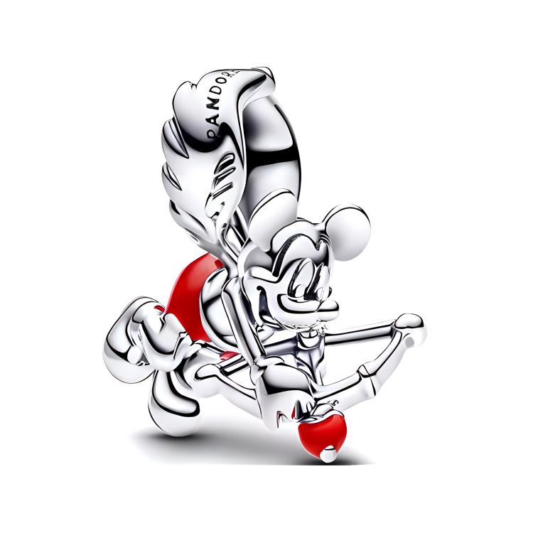 Pandora Cupid Mickey Pendant Women pendant Silver 793616C01 Box