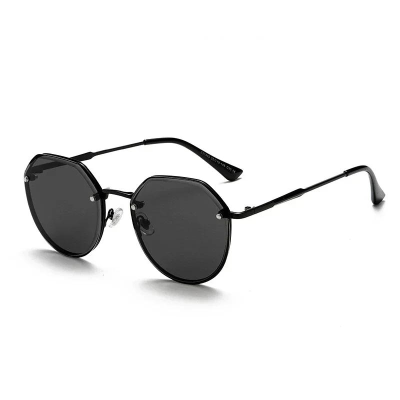 Vintage Gradient Sunglasses For Women Designer Sun Glasses Uv400 Polygonal Travel Driving Shades