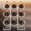 Multi-functional 2/3 Layers Metal Cup Holder Large Capacity Space Saving Wine Water Bottle Holder Iron Cup Storage Rack Home Use