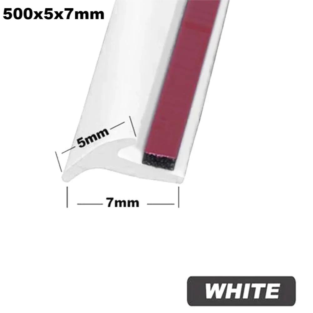 2-5m Rubber Car Seals Edge Sealing Strips Seal Strip Trim For Car Front Rear Bumper Side Skirt Weatherstrip Rubber Window Seal