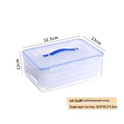 Kommerzielle mehrschichtige Eiswürfelform mit Deckel
