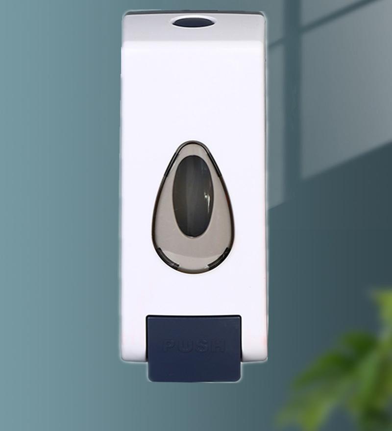 360 ml Manual Foam Soap Dispenser Plastic Wall Mount Refillable Bathroom Hand Sanitizer for Home & Hotel Use