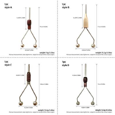 Fishing Line Tying Tool Spooled Thread Bobbin Holder Replacement Fly Fishing Tying Tool Wire Threader Flared Bobbin