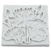 Lotus Flower Silicone Mold Lotus Flower Leaf Fondant Molds Cake Decorating Tools Cupcake Topper Candy Resin Clay Chocolate Gumpaste Mold
