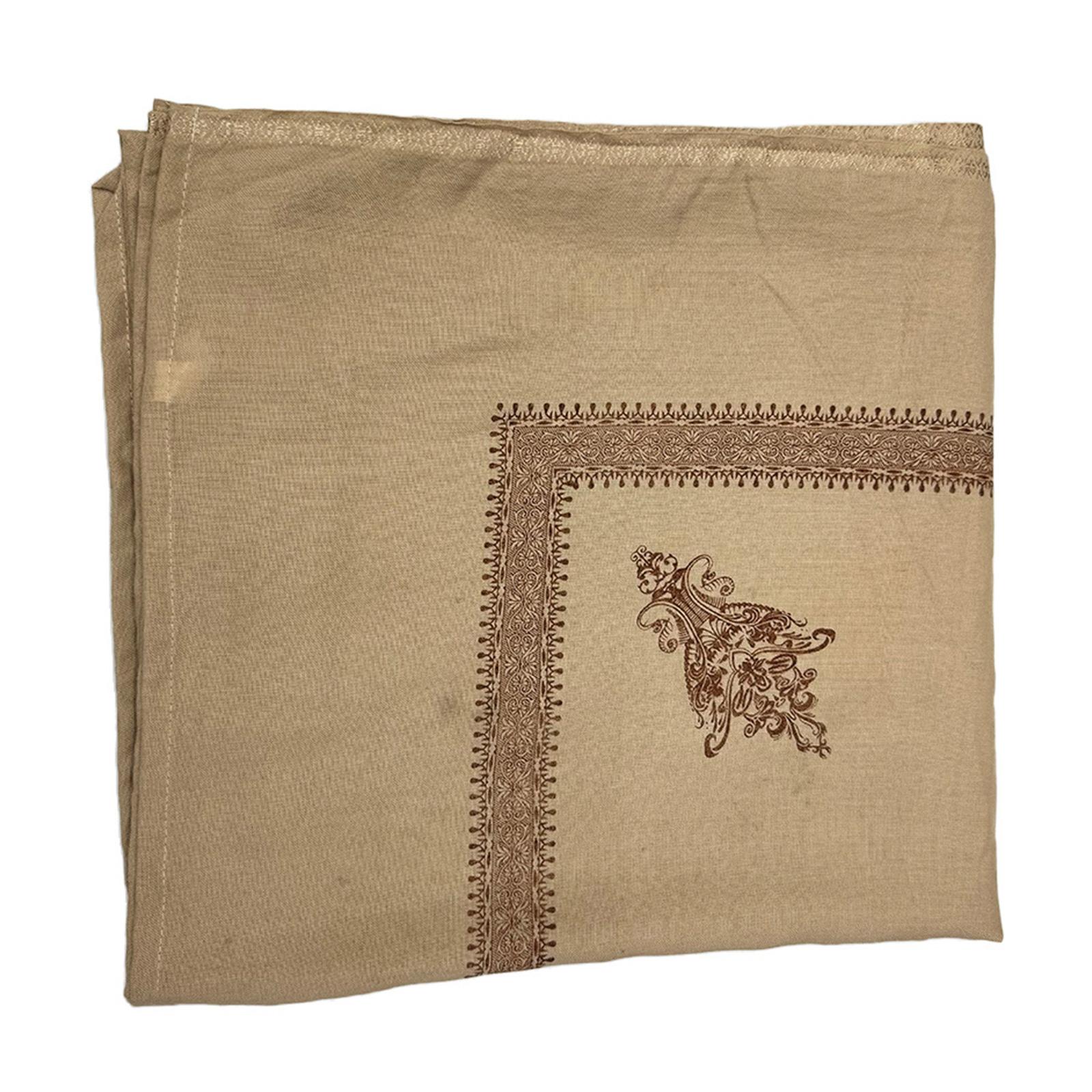 

Arabic Desert Scarf Shemagh Scarf Headwrap for Men and Women 132cm Soft Cotton Fabric Hijab Shawl Wrap for Culture Event хаки