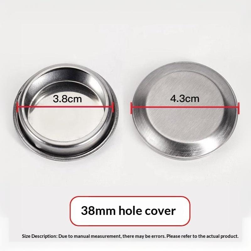 2Pcs Stainless Steel Sink Plug Faucet Hole Cover Water Stopper Kitchen Drainage Seal Anti-leakage Basin Laundry Accessories