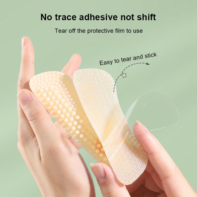 Adesivo per Tacco Protezione Tacco per Scarpe Cuscinetti Tacco Antiscivolo Inseri Tacco Antiscivolo Inserti Posteriori Scarpa in Silicone Cura del Piede per Donne Uomini
