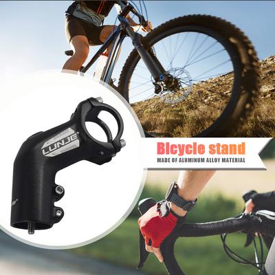 Bike Front Fork Stem Adapter 35 Degree MTB Handlebar Stem Riser Easy Installation Mountain Bicycle Accessories