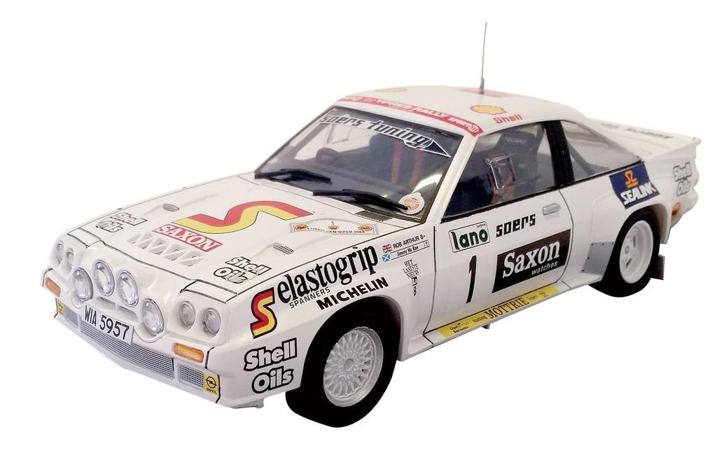 Platz Belkits 1/24 Scale Opel Manta 400 Gr.B 1984 Ypres 24 Hours Rally Plastic Model Kit BEL009